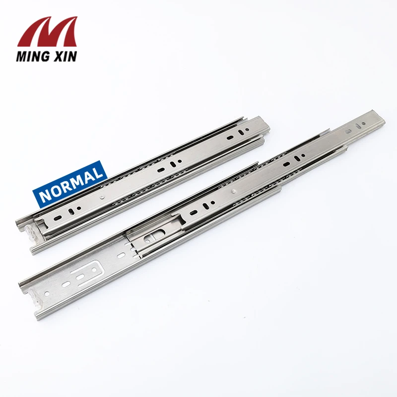 Выдвижные ящики 10 22 дюйма из нержавеющей стали бесшумная Подушка буфер мягкое