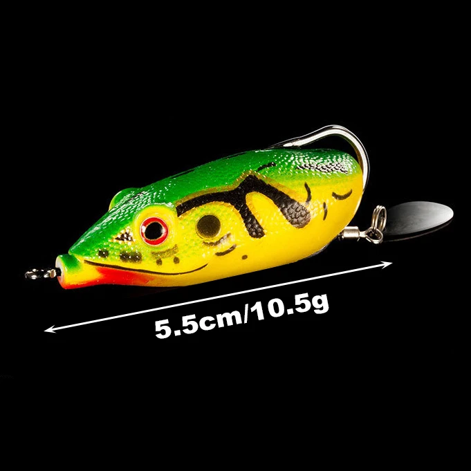 5 см 10 5g 2020 новый обновленный одиночный крючок Ray Frog Bait|Наживки для рыбной ловли| |