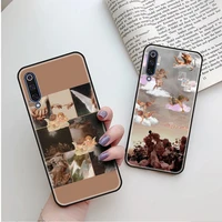 phone cases classical angel modern art shells for xiaomi redmi note 8t 8 7 6 pro 6a 9s 9pro max s2 go redmi6 black soft covers