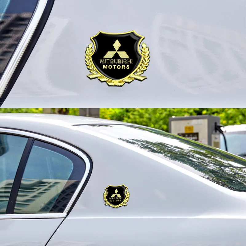 Логотип автомобиля украшение пшеничные уши боковая этикетка кузов наклейка для