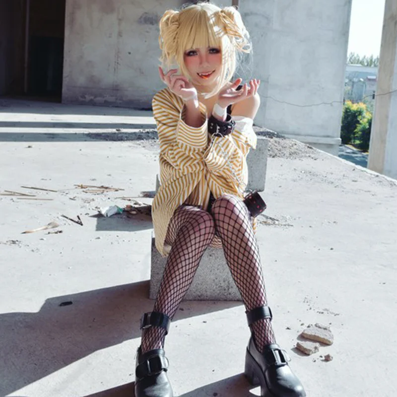Аниме Мой герой карнавальные костюмы Himiko Toga школьная форма косплей на Хэллоуин