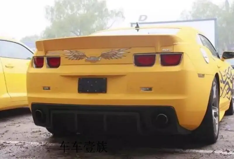 High quality ABS Primer Car Rear Trunk Lip Bumper Diffuser Protector Cover Fits For Chevrolet Camaro 2010-2015 | Автомобили и