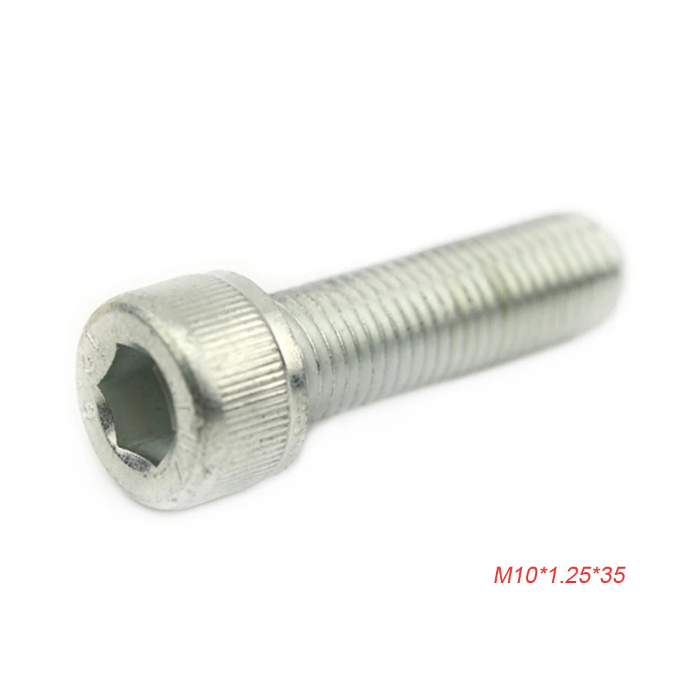 Шестигранная крышка болт с головкой M10 * 1 25 100 110 120 130 140 150 мм 12 9 # стальные