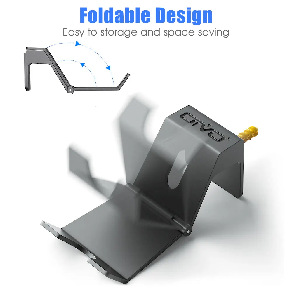 oivo 4 pcs game controller stand holder for ps4 controller wall mount headphone holder universal foldable design gamepad holder free global shipping