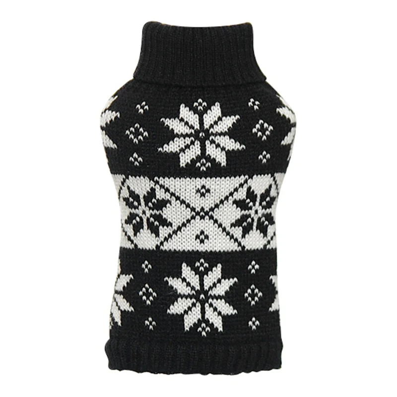 Свитер вязаный крючком для собак и кошек зимний теплый пуловер маленьких 1 шт. |