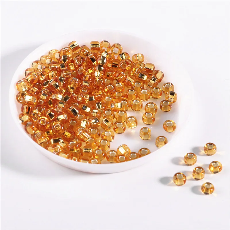 2 мм 3 4 чешский стеклянный бисер квадратные разделители стеклянные бусины для