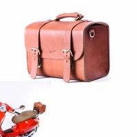 scooter rear leather bag top box luggage storage bag accessories for vespa sprint primavera