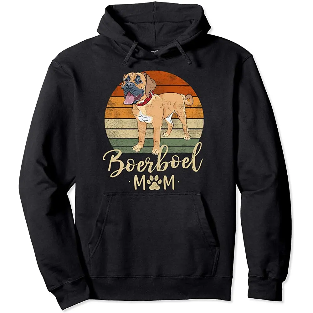 

Boerboel Mom Retro Sunset Boerboel Lover Gifts Dog Mama Pullover Hoodie