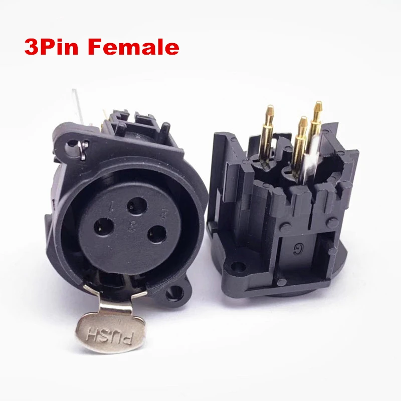 20 шт./лот Высокое качество XLR Сделано в Китае переменного тока 3 полюсный