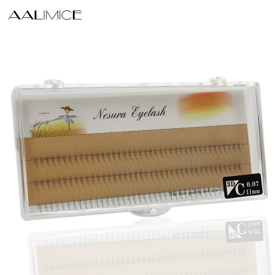 ALIMICE 3D накладные ресницы русский Объем Ложные 60 шт./кор. индивидуальных ресниц для