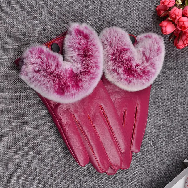 12 цветов Осень Зима Черные перчатки с сенсорным экраном Короткие наручные