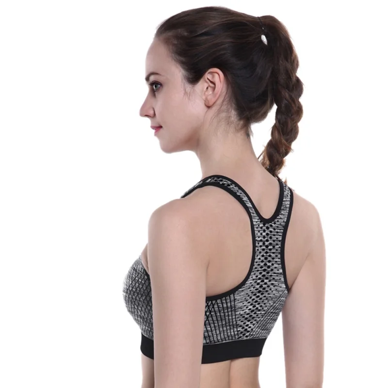 

Women Sports Bras High Stretch Breathable Bra Top Padded Fitness Underwear Female Seamless Crop Top Bra .