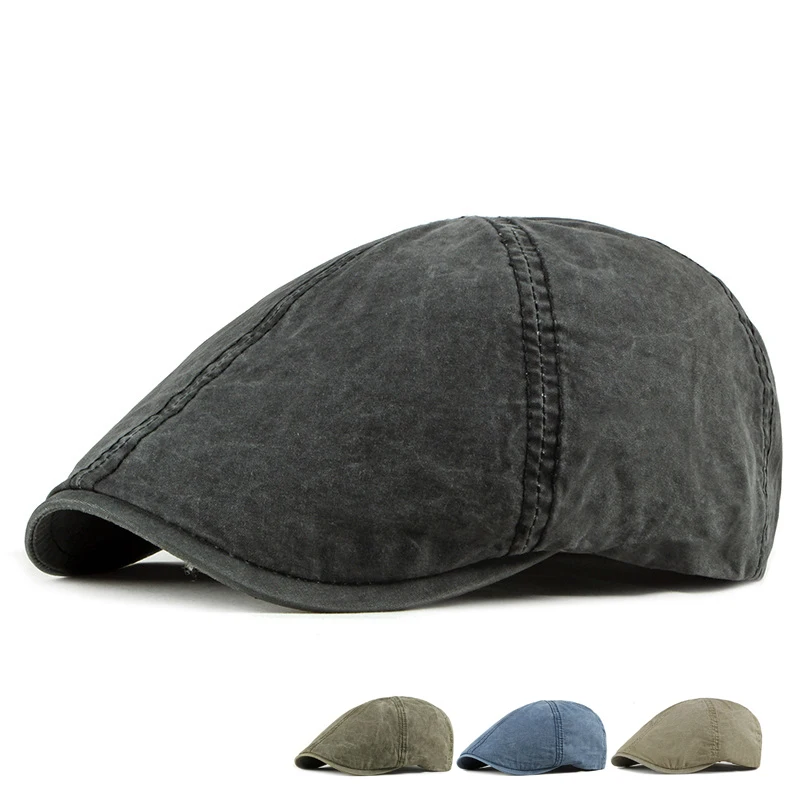 Мужской Повседневный Ретро-берет британская модная восьмиугольная шапка защита