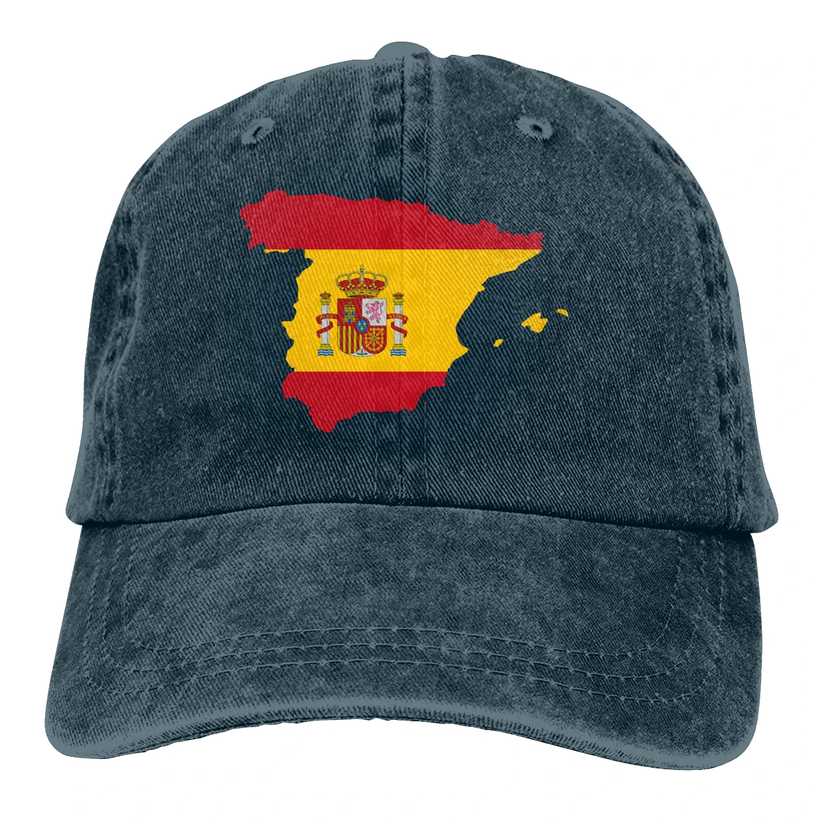 

Spain Flag T mens and womens stylish free adjustment Vintage