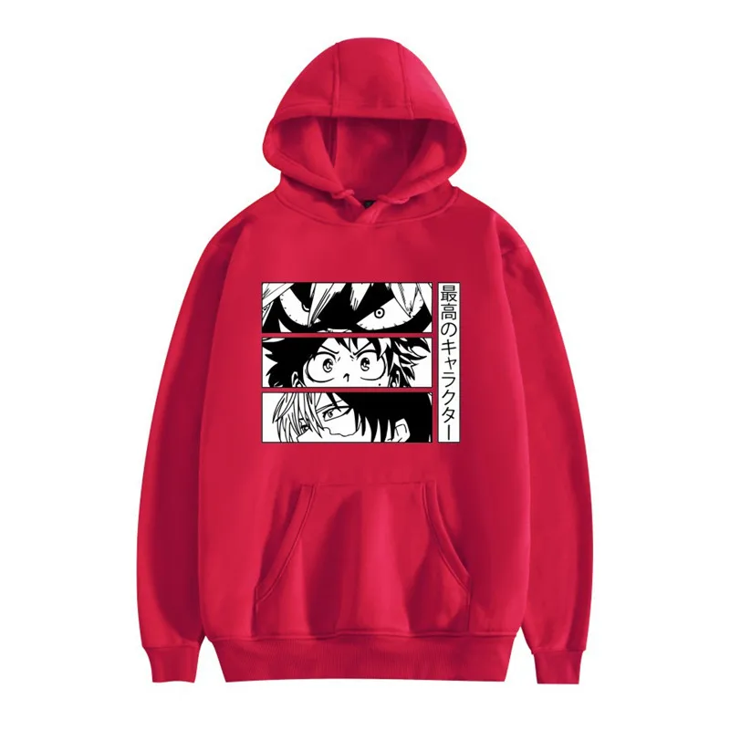 

Hot Sale Anime Hoodies My Hero Academia Bakugou Katsuki Print Pullover Men Streetwear Women Harajuku Winter Oversized Hoodies
