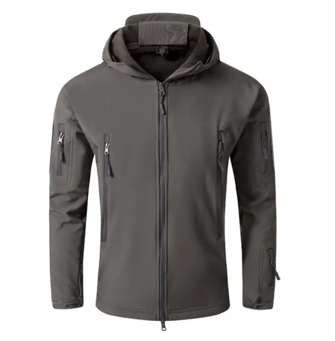 Men Woodland Digital Camouflage Jackets Outdoor Waterproof Windproof Coats Military Warm Fleece Tactical Softshell Jacket