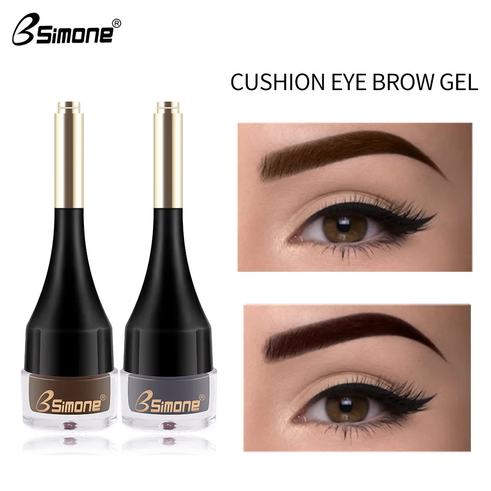 

4 Colour Air-Cushion Eyebrow Gel Long Lasting Waterproof Eye Brows Dye Cream Enhancers Brown Tint Liquid Eyebrow Makeup