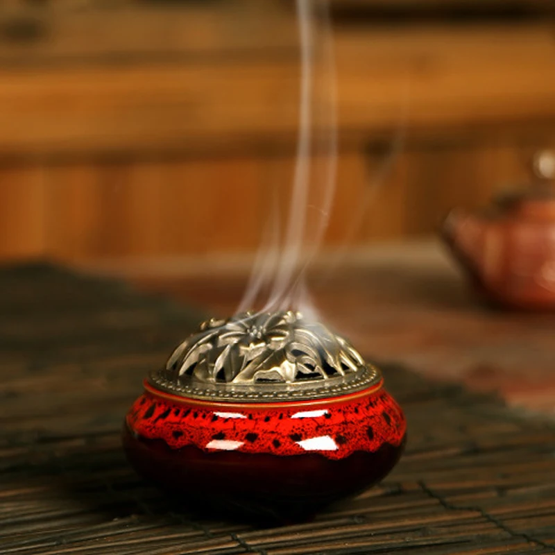T керамические Благовония конфорки портативный фарфор курятник буддизм ладан