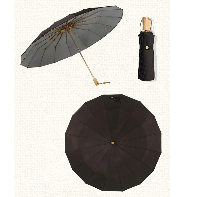 

Umbrella Rain Women 16 Bone Strong Chinese Style Vintage Men Rain Gear Parapluie Guarda Chuva Parasol Paraguas Christmas Gift