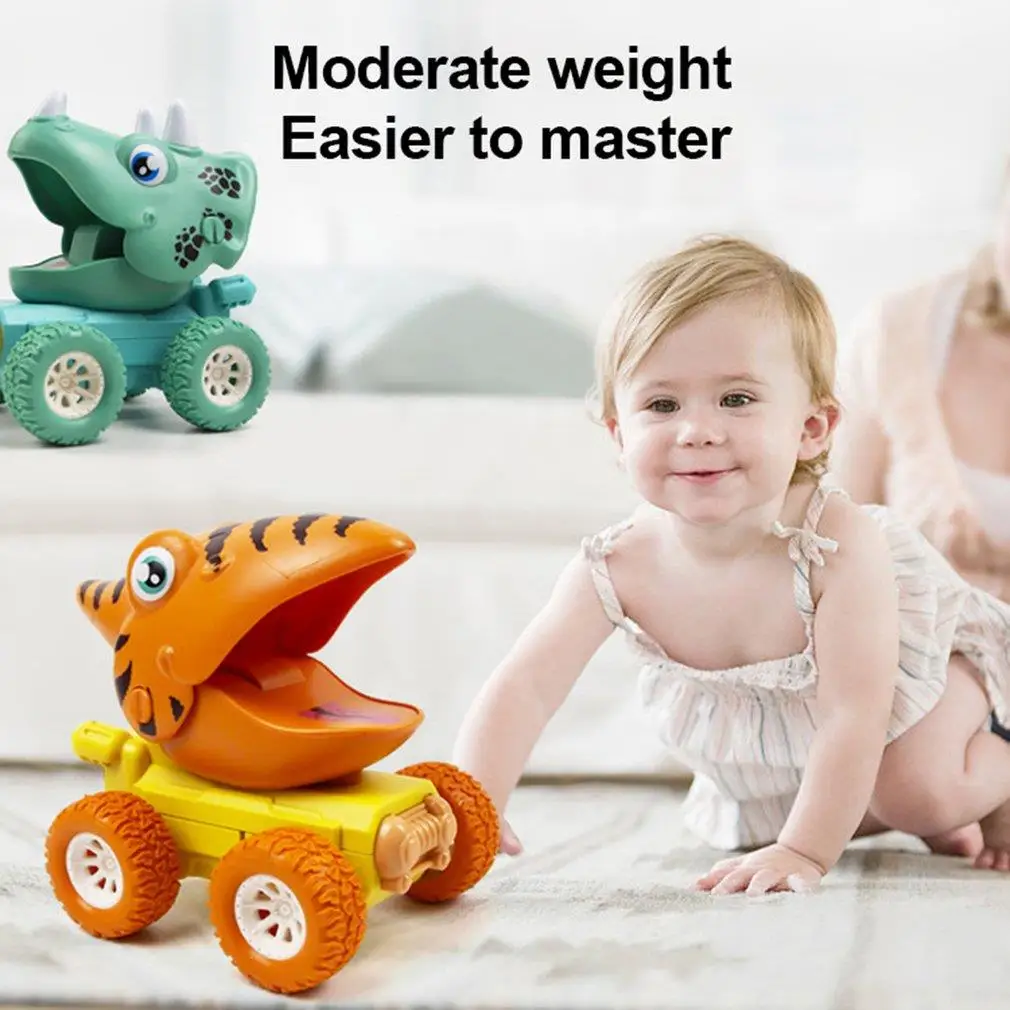 

Cartoon Dinosaur Model Car Toys Press Back Of The Car Truck Vehicles Figure Toy Car For Children Kids Birthday Gifts