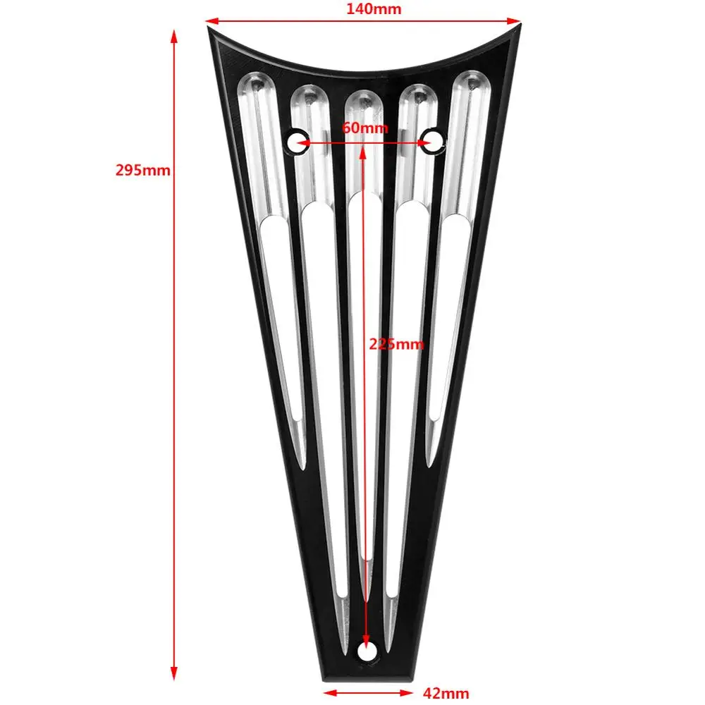 

CNC Aluminum Frame Grill Cover Cap For Harley Touring Street Glide FLHT 2009-13