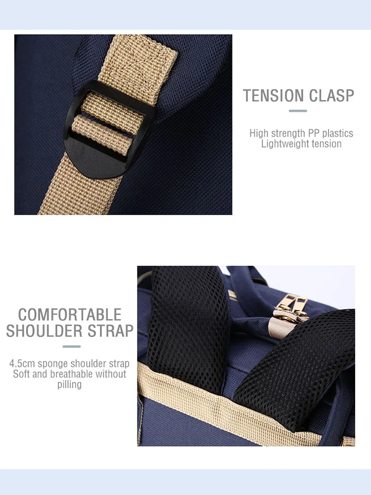 Многофункциональный рюкзак для мам портативная вместительная сумка пеленок