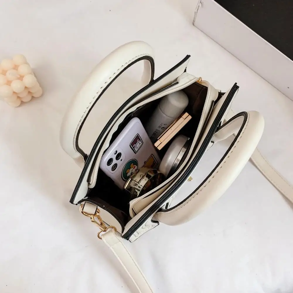 

Pure Color Mini Cross Body Bag Hot Selling High Quality Light Luxury PU Leather Handbag for Women