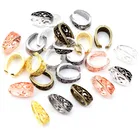 20 шт., 14x10 мм, подвеска в стиле барокко, защелкивающиеся застежки, ожерелье, крючки, зажимы, коннектор для ювелирных изделий, аксессуары, сделай сам