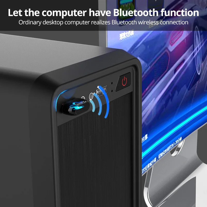 USB Bluetooth ключ 5 0 20 м беспроводной адаптер мышь клавиатура приемник наушники ПК