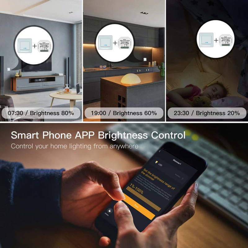 Умный диммер мини сделай сам Tuya ZigBee 3 0 модуль переключателя требуемый