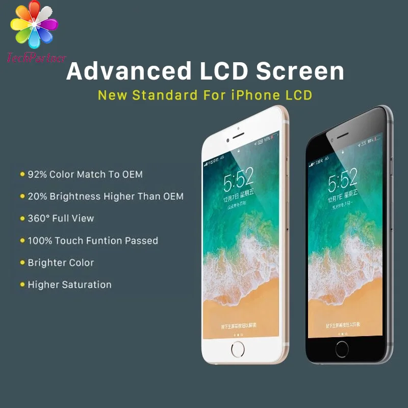 ЖК дисплей ZY Vivid Advanced для iphone 6s 7 8 plus с сенсорным экраном и дигитайзером в сборе