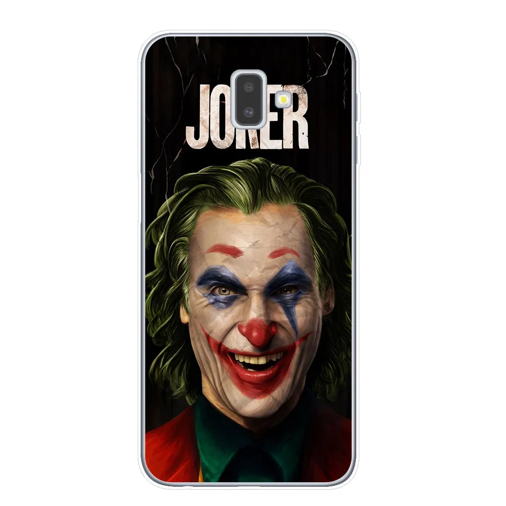 T7783 Joker из фильма ужасов «надевать счастливого лица мягкий TPU чехол для samsung J3 J5 J7 J4 J6 плюс Примечание 10 Pro Прозрачный чехол для телефона - Цвет: T7783
