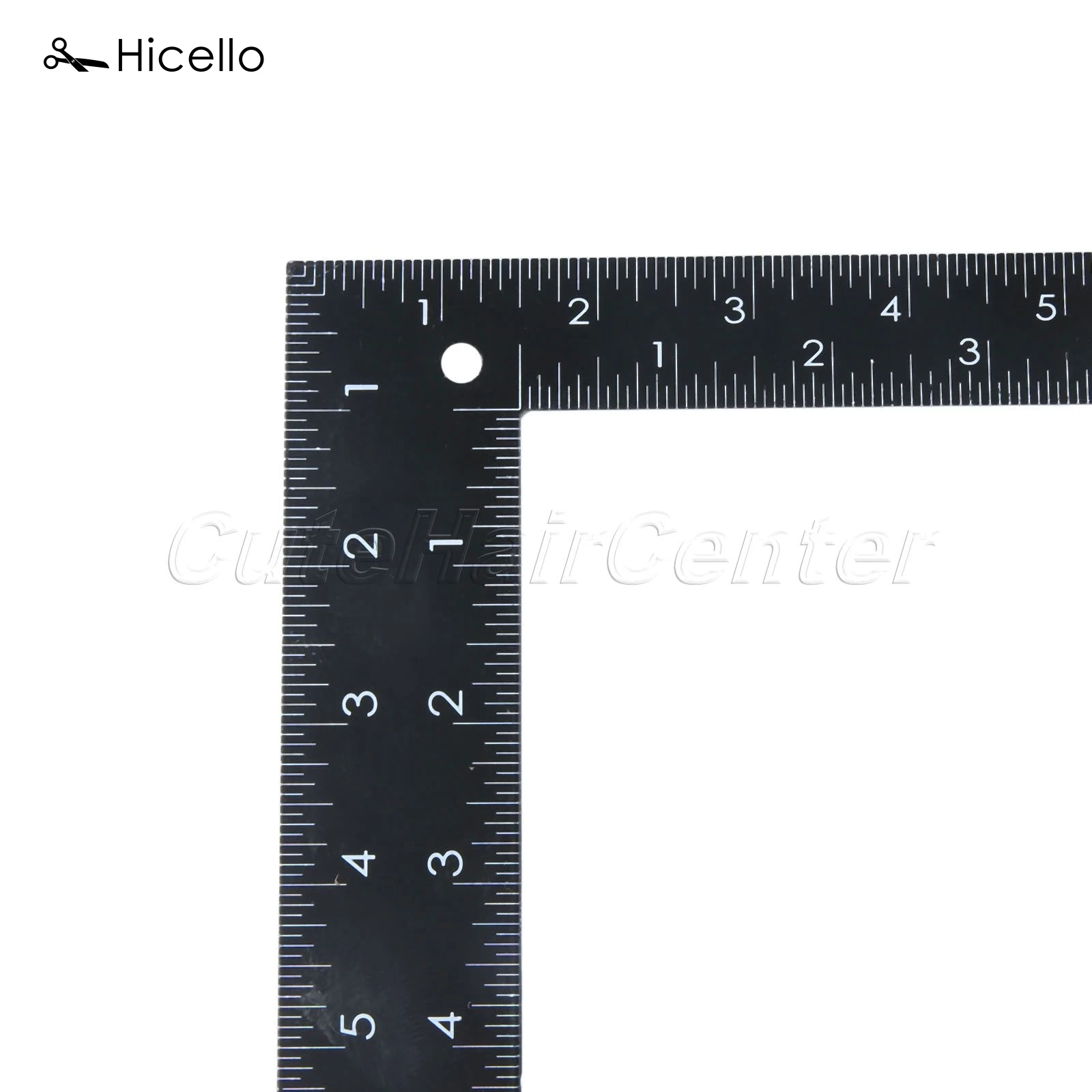 Hicello измерительная квадратная линейка из нержавеющей стали для кожевенного