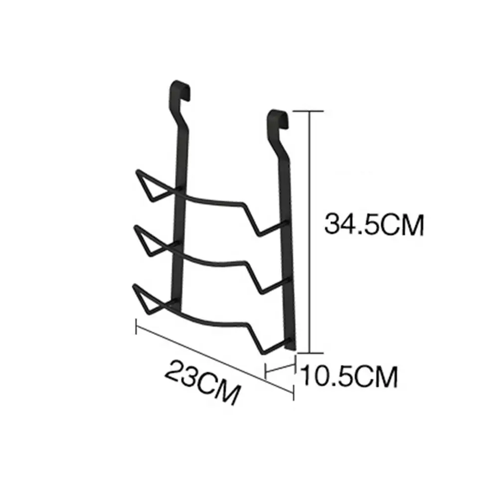 Стеллаж для крышек кастрюль настенный прочный без отверстий из нержавеющей