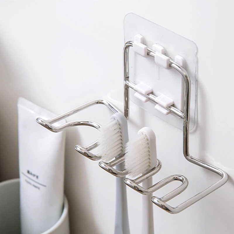 Держатель для ванной зубной щетки из нержавеющей стали настенный держатель