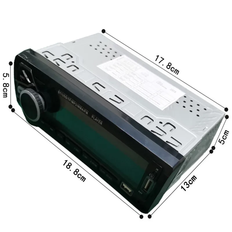 Автомобильный радиоприемник цифровой MP3-плеер с поддержкой Bluetooth 60wx4 FM радио USB/SD