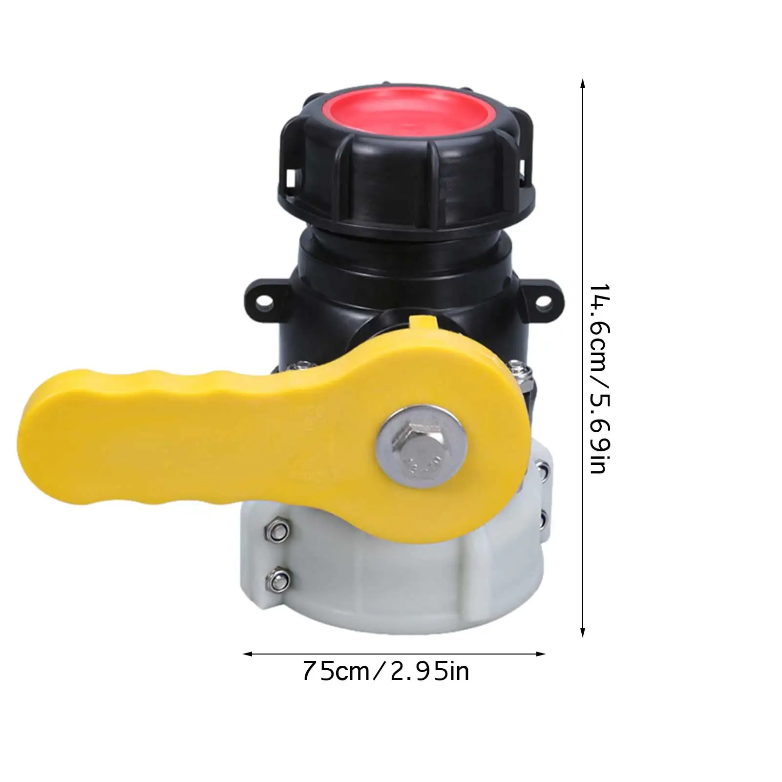 

For IBC Tank Tap Adapter S60*6 To 3/4 Connector Replacement Valve 600/1000 IBC Tanks With 3/4 Inch Outlet Tap