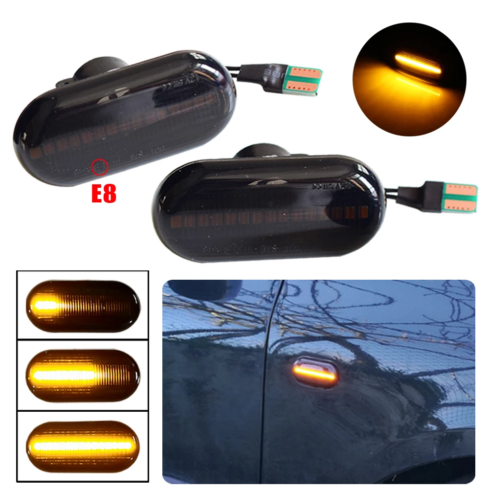 

2pcs Side Marker Car Styling Flowing Lights Turn Signal Light Side Indicator Dynamic Led For Renault MASTER II Bus (JD)