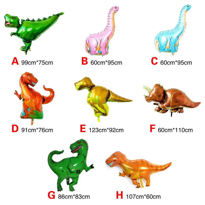 1 шт. динозавр Фольга шар для мальчиков воздушные шарики в виде животных детей