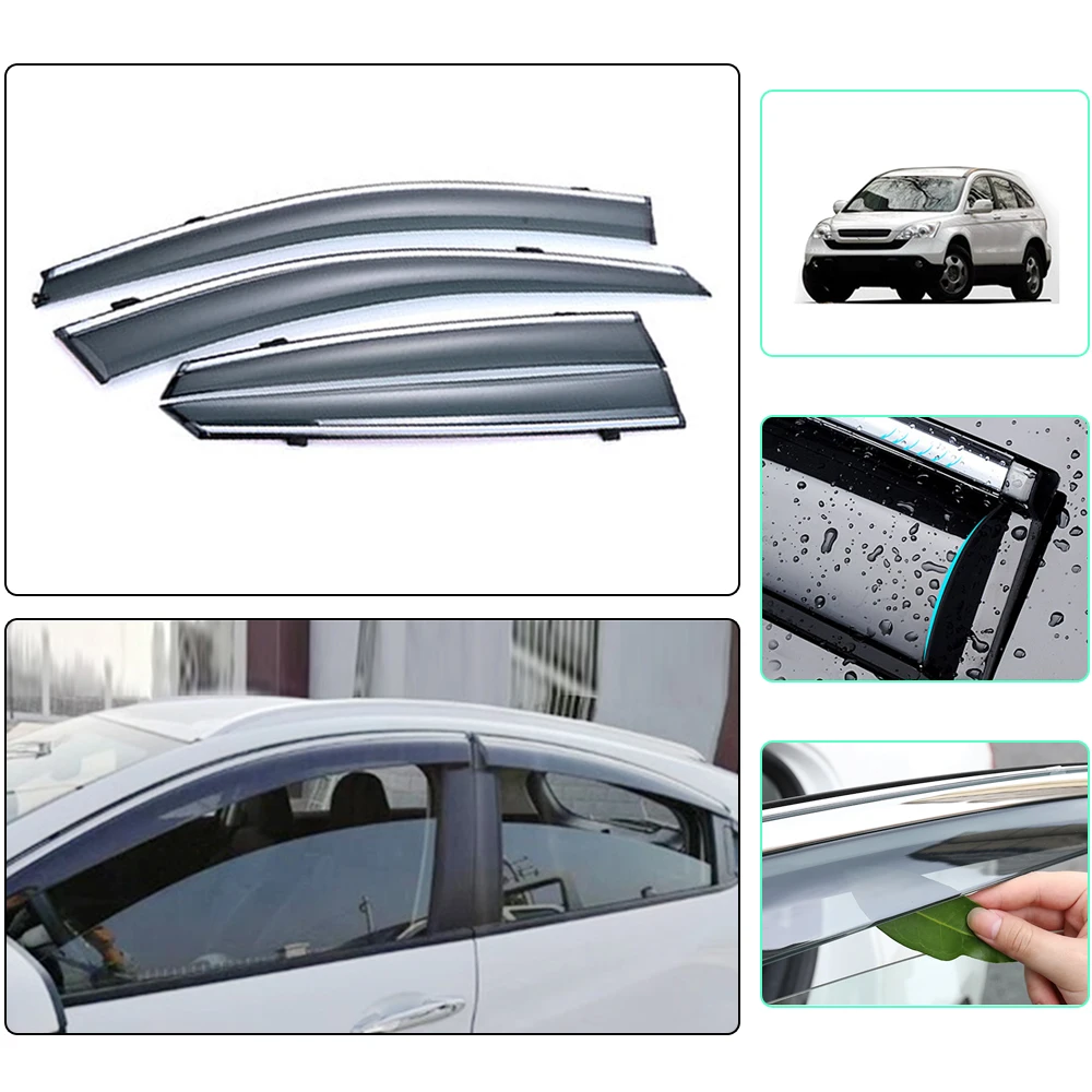 Автомобильный Стайлинг дым Окно Солнцезащитный козырек дефлектор гвардии