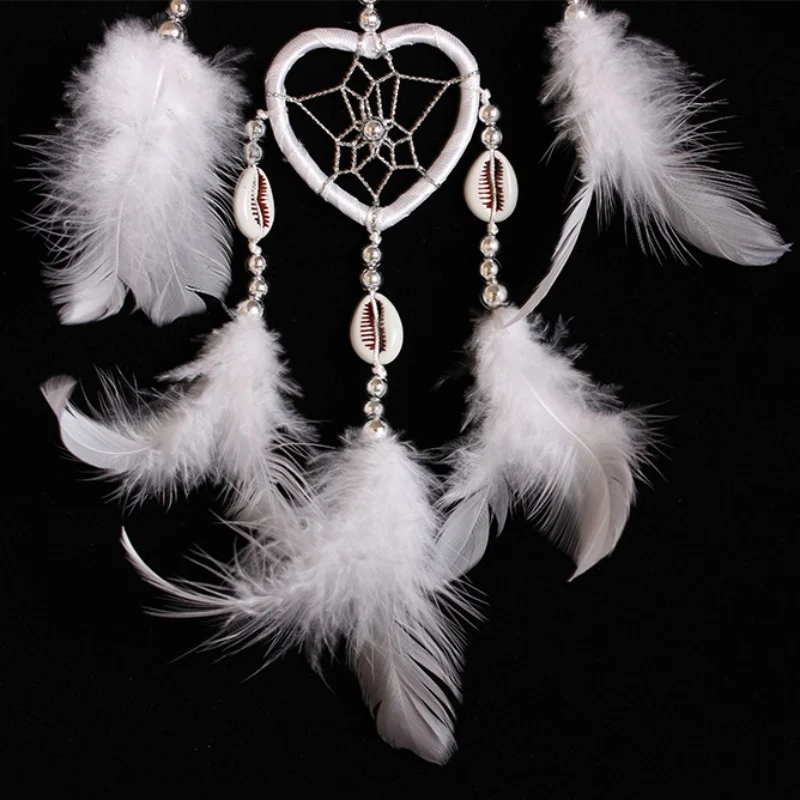 Круговые перья украшение на стену декоративные ветряные колокольчики Ловец