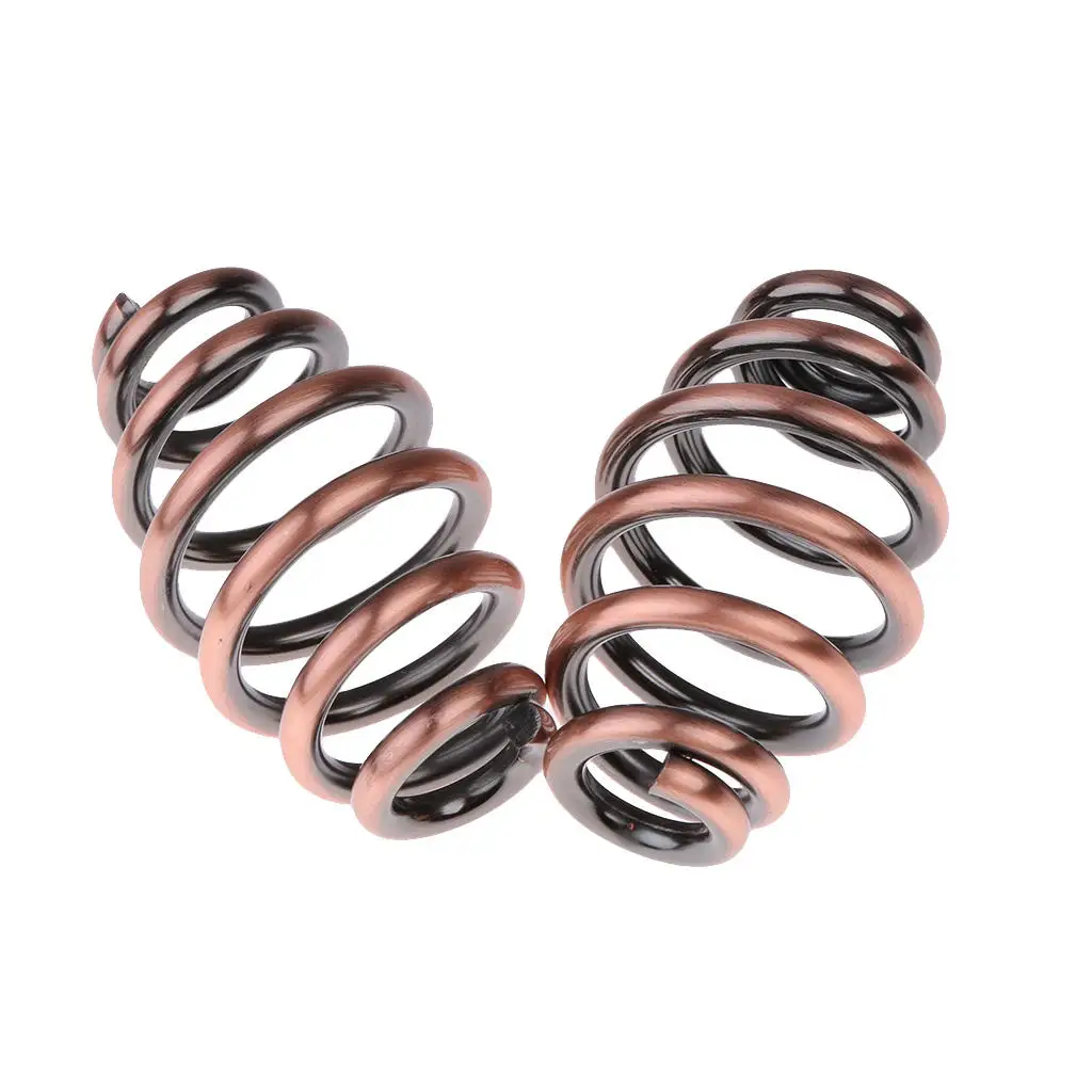 

2 Piece 3inch 8cm Barrel Coiled Seat Springs for Harley Chopper Bobber