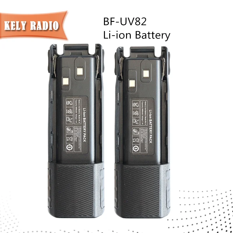 Аккумулятор литий-ионный BAOFENG UV-82 7 4 в 2800/3800 мАч для рации Baofeng 1 шт./2 шт. | Мобильные