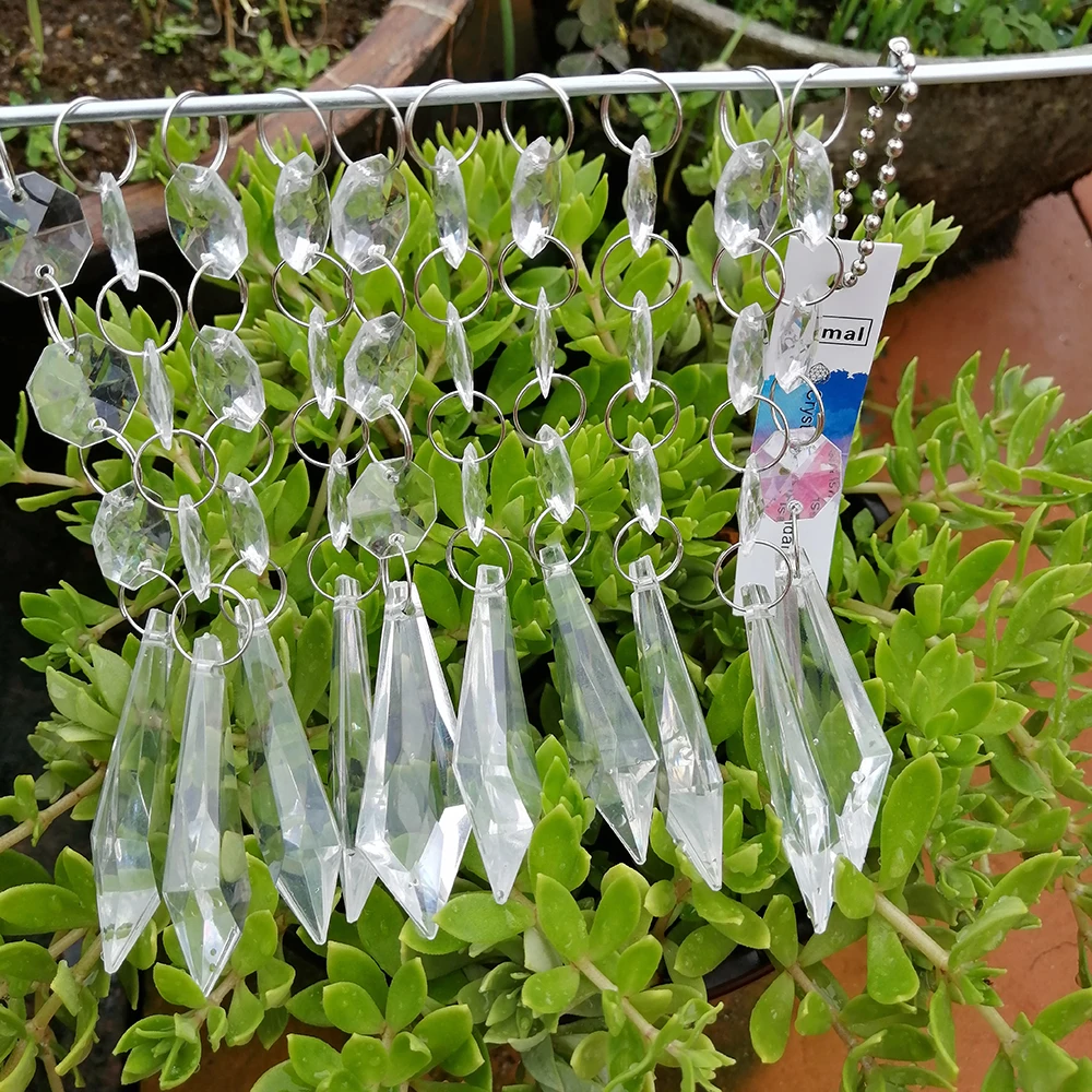 Camal 10 шт. акриловые хрустальные бусины подвесная гирлянда люстра подвесное