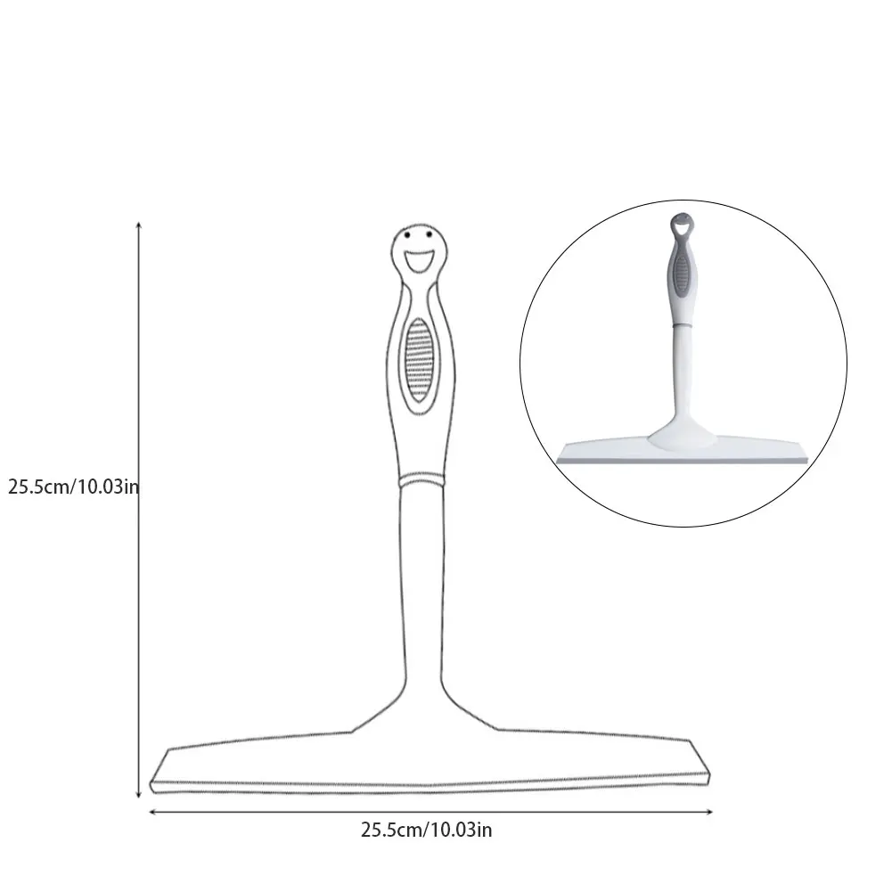 

Window Squeegee Glass Wiper Window Cleaning Equipment Shower Scraper Plastic White For Bathroom Mirror Window Car Glass