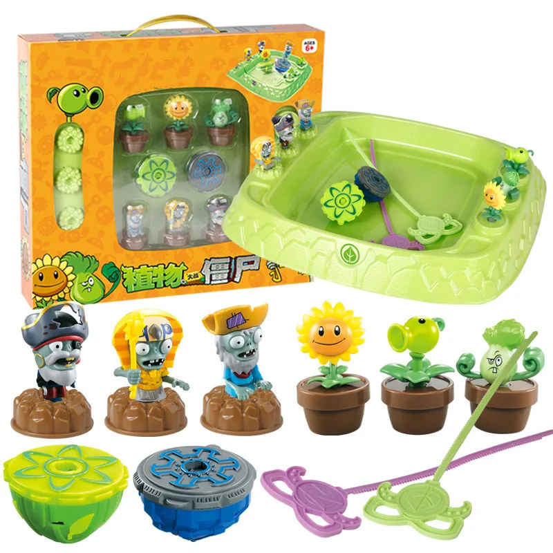 no box Beyblade Burst Plants vs Zombies ударная игра игрушка Растения против зомби модель виниловые фигурки экшн-игрушки кукла игра для детей - Цвет: no box