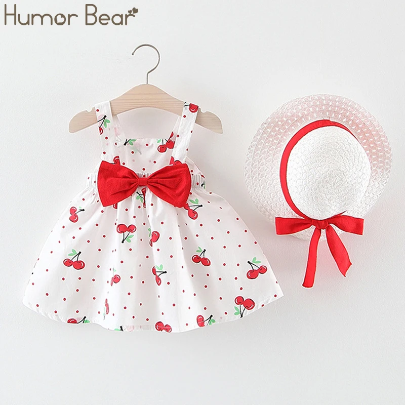 Humor Bear/Новая летняя одежда для маленьких девочек жилет на бретелях с бантом +