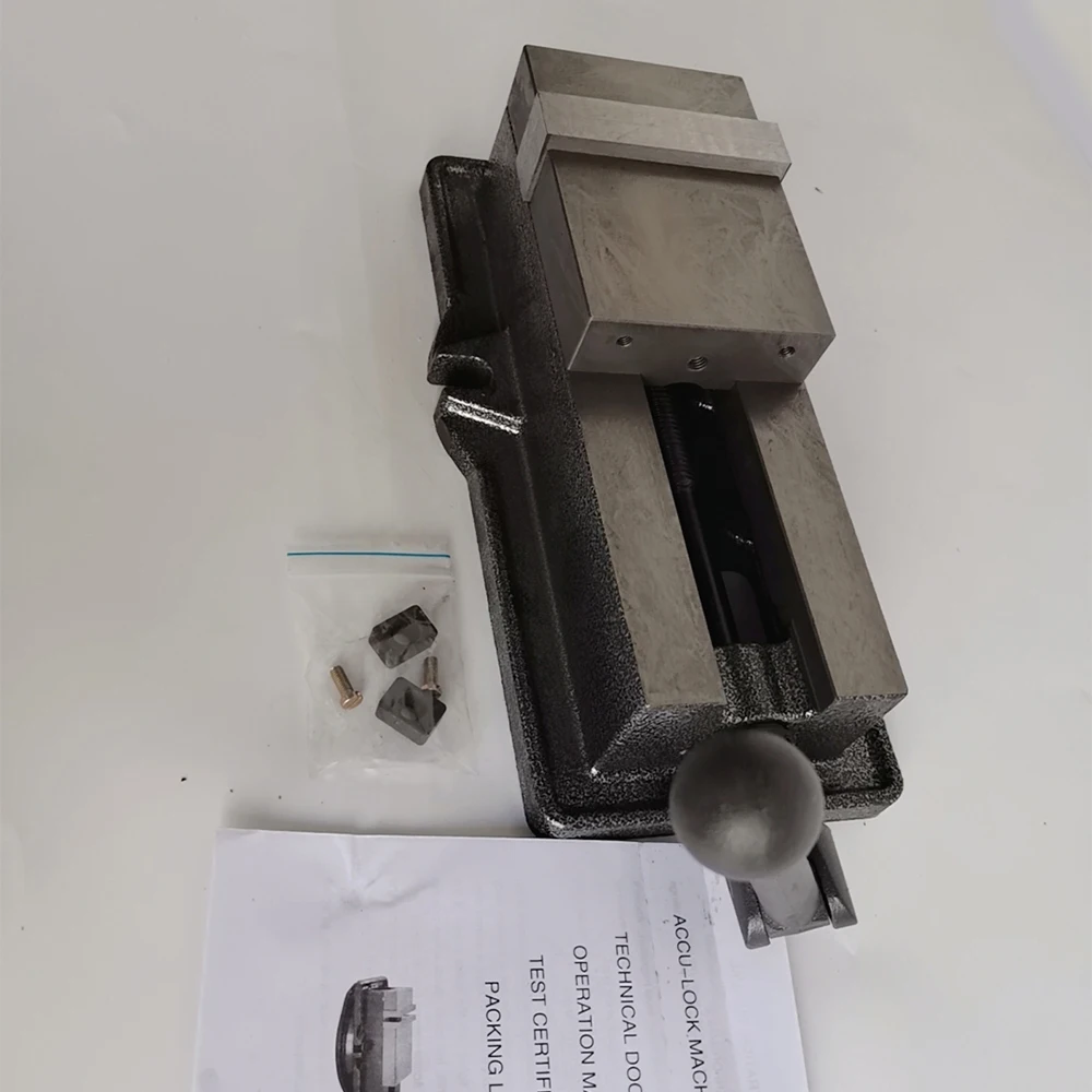 Тиски с зажимом 4 дюйма настольные тиски 100 мм фрезерный станок QM16100 для