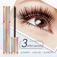 the new vivid mascara eye lashes curling 4d silk fiber lashes thick lengthening waterproof extension makeup cosmetics eyeliner