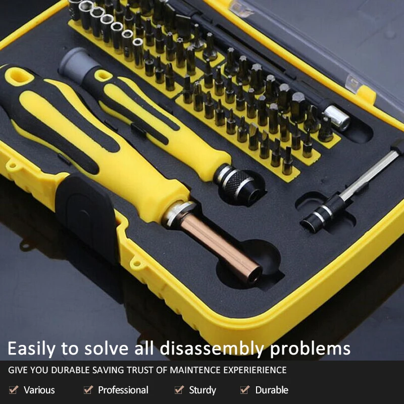 61 в 1 Набор отверток магнитная отвертка инструментов для ремонта мобильный